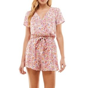 OP Floral Multicolor Women's Romper